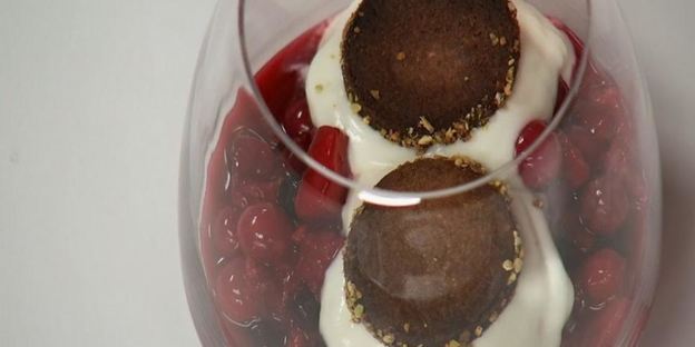 клубнично-лимонный тарт