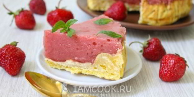 клубничный тарт