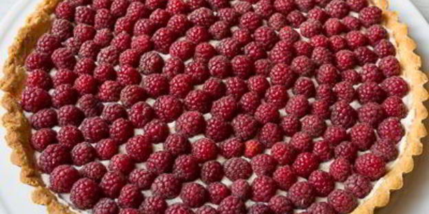 малиновый тарт с маскарпоне