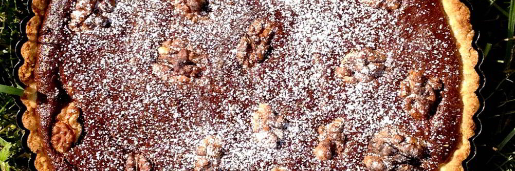 Ореховый тарт с шоколадом