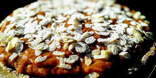 ревеневый тарт с франжипаном