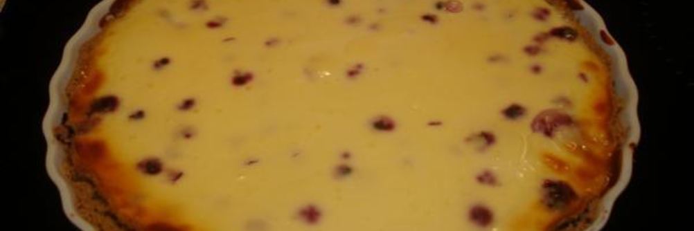 Ржаной тарт с черной смородиной