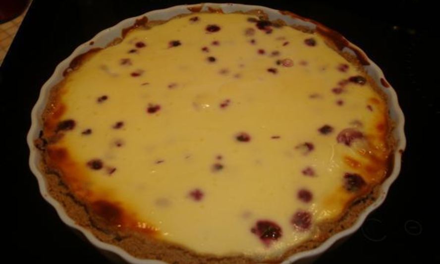 Рецепт ржаного тарта с черной смородиной