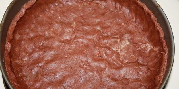 шоколадный тарт с вишней