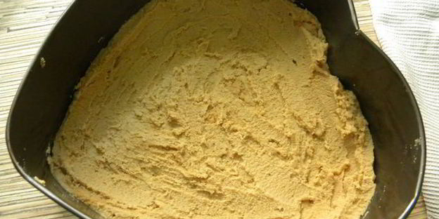 тарт из печенья с нежной начинкой из клубники