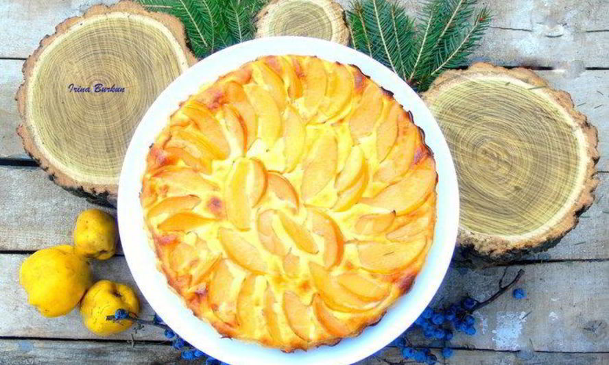 Рецепт тарта с айвой и рикоттой