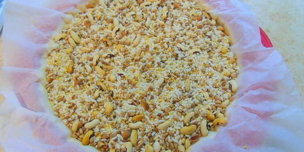 тарт с айвой и рикоттой