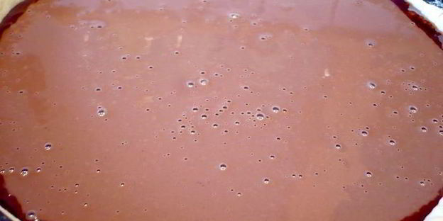 тарт с карамелью и чили шоколадное озеро