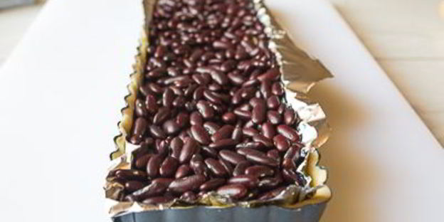 тарт с цуккини и чесночными стрелками