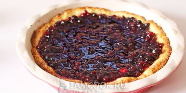 тарт с вареньем и итальянской меренгой