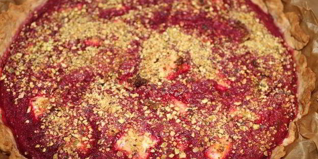 тарт со свеклой и брынзой