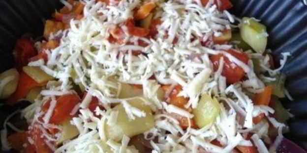 тарт татен с овощами