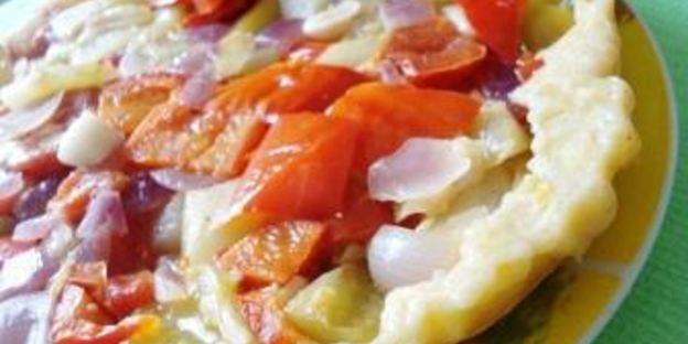 тарт татен с овощами