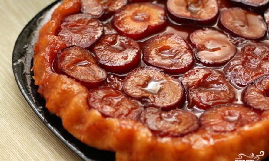 Рецепт тарта татен со сливами