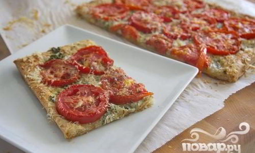 Рецепт тарта три сыра с помидорами