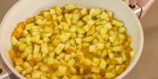 тарты с тыквой и яблоками