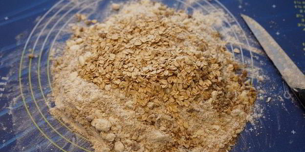 тыквенный тарт с апельсином на ореховом тесте