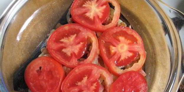 веер из баклажан