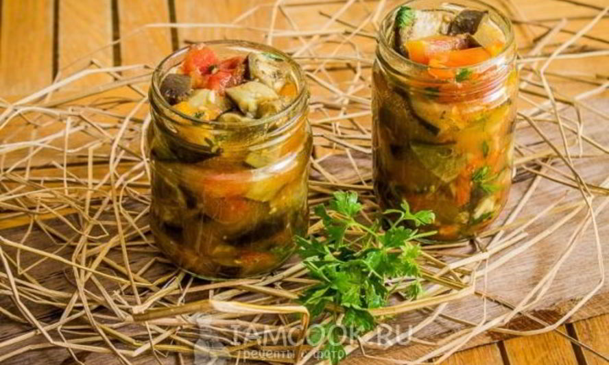 Рецепт закуски баклажанной