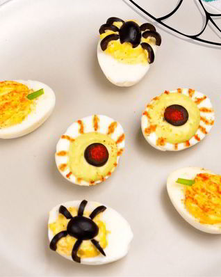 Закуска Глазастые яйца
