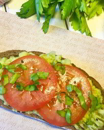 Закуска из авокадо