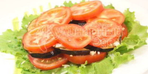 закуска из баклажан с моцареллой