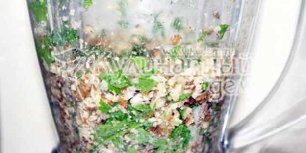 закуска из баклажанов с грецкими орехами