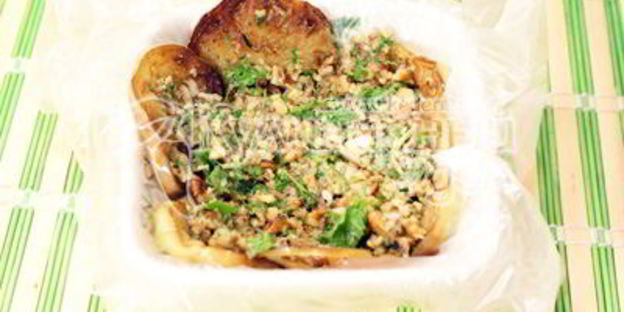 закуска из баклажанов с грецкими орехами