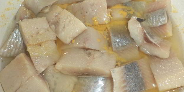 закуска из картофеля с селедкой