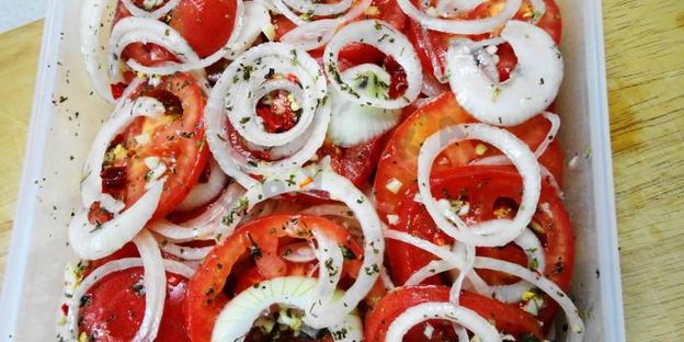 закуска из помидоров в остром медовом маринаде