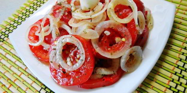 закуска из помидоров в остром медовом маринаде