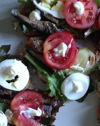 Закуска из яиц