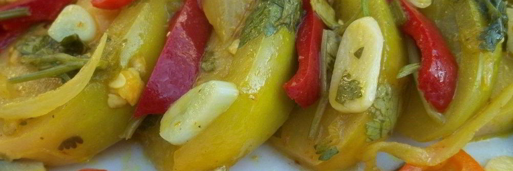 Закуска из зеленых помидоров