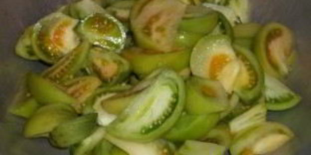 закуска из зеленых помидоров