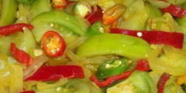 закуска из зеленых помидоров