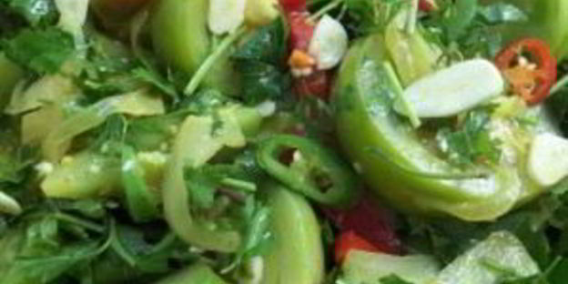 закуска из зеленых помидоров