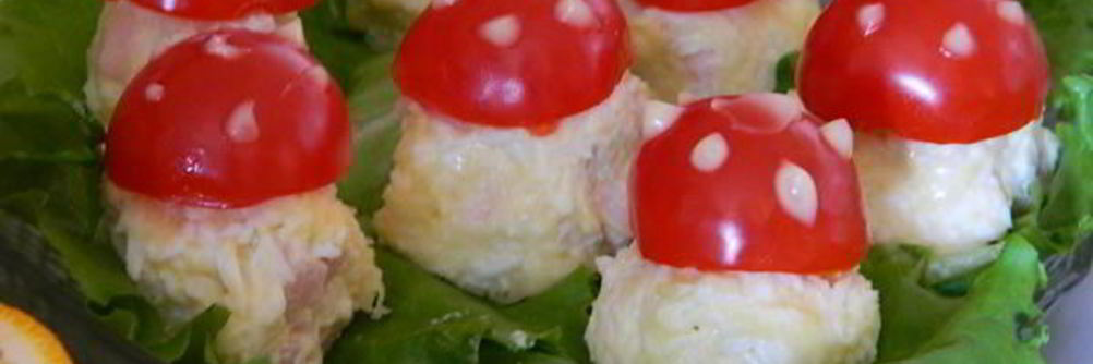 Закуска Мухоморчики