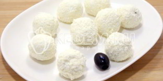 закуска новогодние снежки