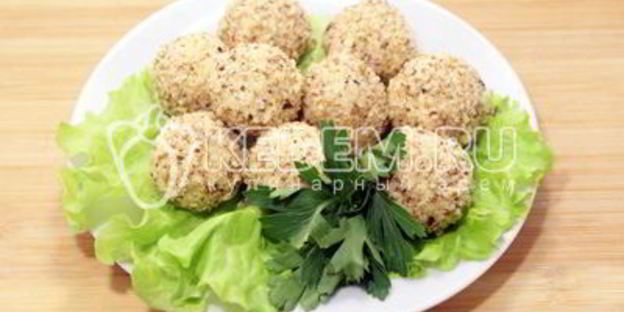 закуска новогодние снежки