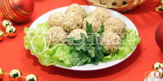 закуска новогодние снежки