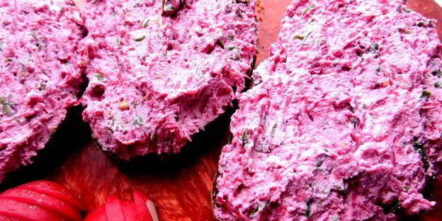 закуска редиска на творожке