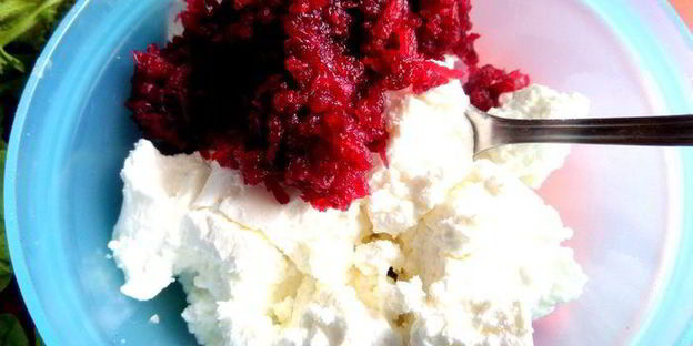 закуска редиска на творожке