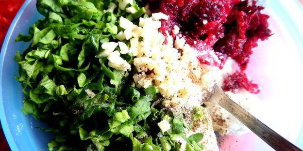 закуска редиска на творожке