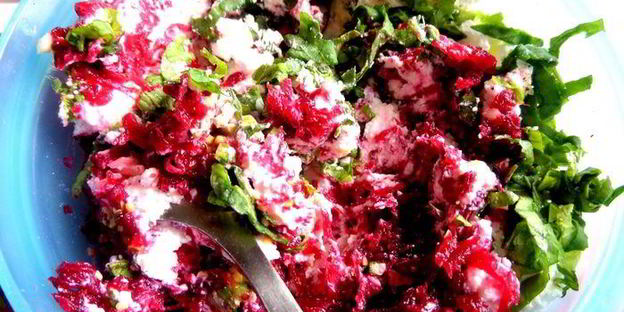 закуска редиска на творожке