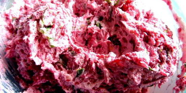 закуска редиска на творожке