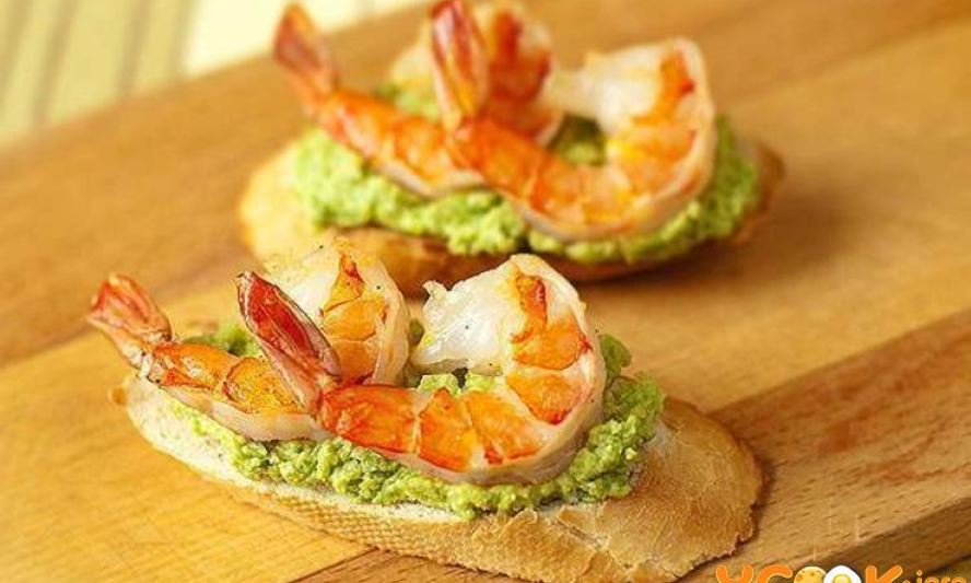 Рецепт закуски с креветками