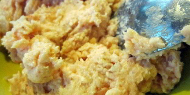 закуска тимбалы с красной рыбой и икрой