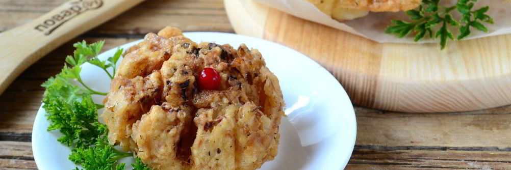 Закуска Цветок из лука