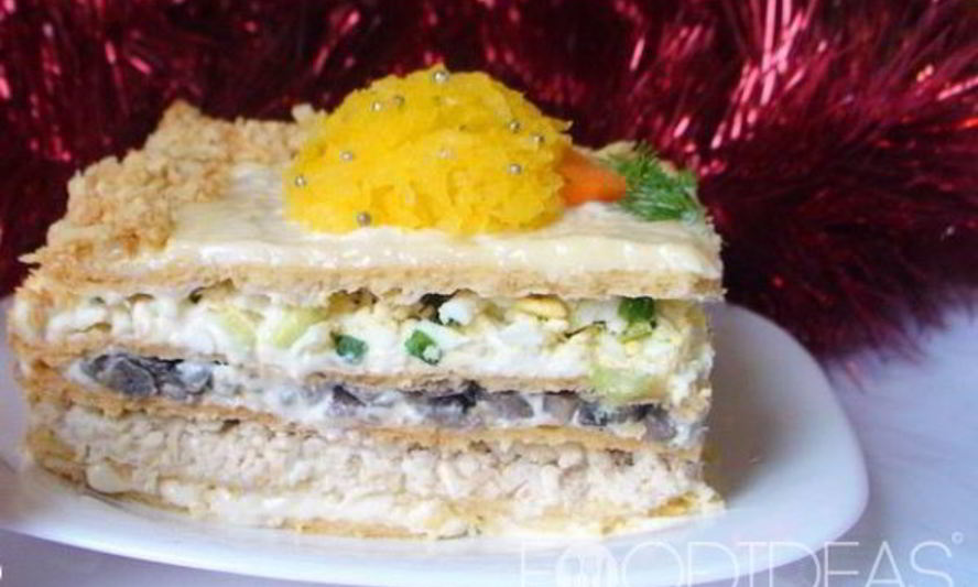 Рецепт закусочного наполеона