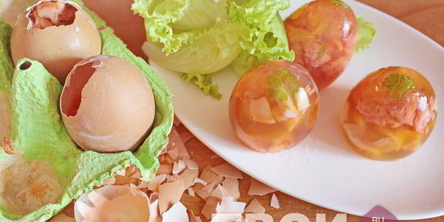 заливные яйца